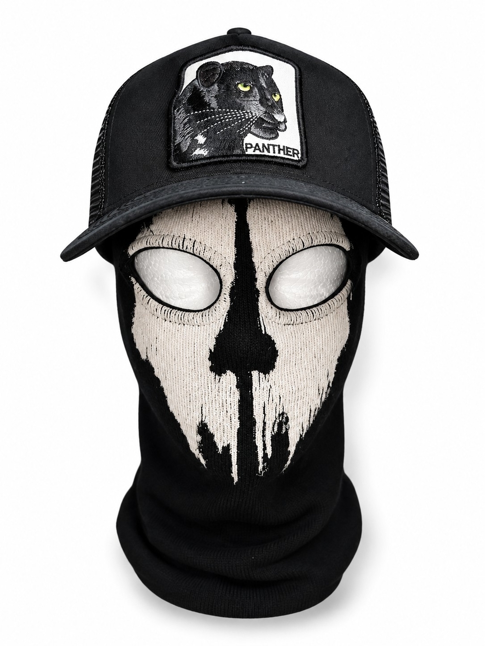 Panther Trucker Hat – Black